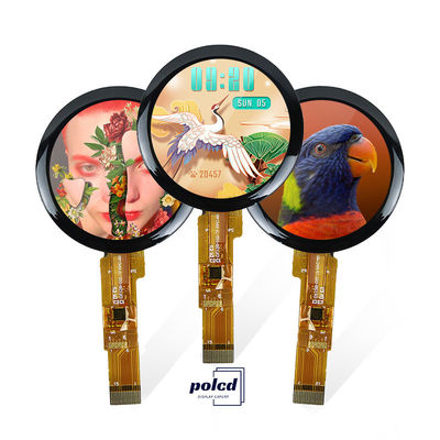 Polcd 1.28 인치 1.28' 둥근 색상 원형 TFT 디스플레이 240x240 LCD GC9A01 드라이버 IPS LCD 모듈