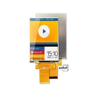 Polcd 사용자 지정 3.95 인치 320x480 Ips Tft LCD RGB 인터페이스 터치와 액체 결정 디스플레이 모듈