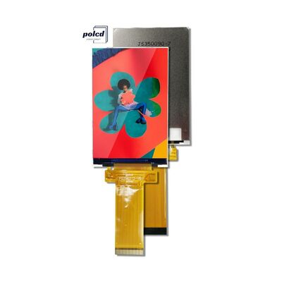 Polcd LCM 공장 3.5 인치 320*480 Mcu Spi 인터페이스 300 nit TFT LCD 모듈 용량 터치 패널 디스플레이