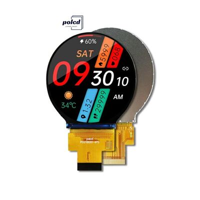 Polcd 2.1인치 IPS 작은 둥근 LCD 480*480 Mipi 인터페이스 ST7701S 원형 원형 TFT 디스플레이 모듈