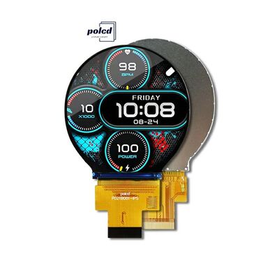 Polcd 2.1인치 480x480 IPS 원형 TFT 컬러 디스플레이 LCD 모듈 (LCM 및 패널용 MIPI 인터페이스 포함)