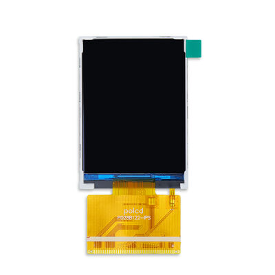 Polcd 작은 2.8 인치 240x320 QVGA 높은 밝기 300nits SPI 인터페이스 IPS TFT 디스플레이