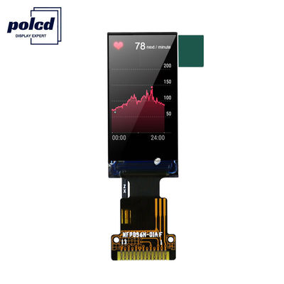 Polcd 80x160 픽셀 0.96 Tft 디스플레이 1.5mm TFT LCD 모듈 400 Nit