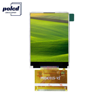 Polcd 300 Nits Tft 스크린 65K 2.4 인치 Tft Lcd Ili9341V 16 비트