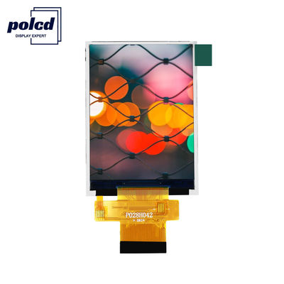 Polcd RoHS 2.8 인치 터치스크린 240X320 화소 고휘도 TFT 디스플레이