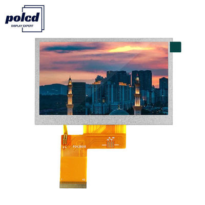 Polcd 24 비트 RGB Lcd 4.3 인치 800x480 TFT LCD 디스플레이 53.86mm 산업