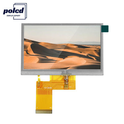 Polcd ST7262E43 4.3 인치 Hdmi Lcd 800x480 터치 표시판 RGB 24비트