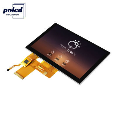 Pc ISO9001을 위한 Polcd 300 Nit IPS TFT LCD RGB 24 조금 5 인치 Lcd 스크린